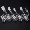 Set Quartz Thermal Banger+Colored glass carb cap 10mm 14mm 18mm Double Tube Quartz Thermal Banger Nail PukinBeagle thermal P Banger