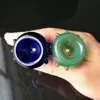 Tête de bulle de couleur --- tuyau de brûleur à mazout en verre pyrex en verre épais pour fumer du tabac tube clair conduites d'eau main hoo