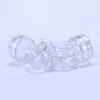 2ml/2gram透明なプラスチック容器Jarポット化粧品クリームアイシャドウ爪のための透明な蓋2グラムサイズパウダージュエリーe-liquid