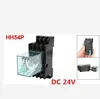 12V DC / 24V DC 코일 4PDT 플러그인 미니 전원 릴레이 MY4NJ HH54P-L 14 핀 DYF14A 기본 소켓