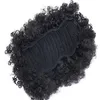 Style afro Courte de cheval bouclée pnequette pun chair bon marché 50g 100g queue de cheval de cheveux synthétique pour femmes noires8395080