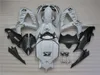 Kit de carénage de moulage par injection pour Suzuki GSXR600 08 09 10 ensemble de carénages blanc noir GSXR750 2008 2009 2010 OI03