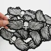 1 stks Punk Wings Skull Badges Patches voor Motor Kleding Strijkijzer op Transfer Applique Patch voor kledingjack DIY naaien op borduurbadge