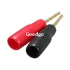 40pcs \ lote Freeshipping cobre adaptador Speaker Cable Pin Conectores Banana plug