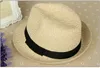 Fashion Couple Beach Caps Womens Mens Unisex Neon Brim Sun Straw Panama Hat Dream DH12 Cap