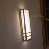 LED الخيزران الجدار الشمعدان الخشب مصباح اليابان نمط الإضاءة غرفة المعيشة مطعم بار مقهى فندق نوم قاعة إيزاكايا اللوبي ضوء الخيزران الطبيعي