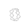 Hot Selling Connected Rhombus Ringen Geometrische Vierkante Ring Dames Party Mode-sieraden KUNNEN MIX COLOR EFR093 FIGOME PRIJS