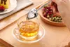 Kaffe Tea Tools Kök "Teatime" Hjärta Teinfuser Hjärtformad Rostfritt örtteinfuserspoon Filter 2 Style
