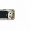 OEM Metalowa Obudowa ramki Blężnej Bezel dla Samsung Galaxy S6 Edge G925F G925A G925P Obudowa pojedynczej karty z przyciskiem ze szkła kamery