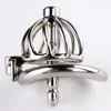 New Lock Design Male Chastity Device Stainless Steel Super Small Size Chastity Cage Virginity Lock Adult Game BDSM Sex Toys