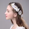 Korony Tiaras Zroszony Korona Headpieces na ślub Headpieces Headpress dla panny młodej Sukienka akcesoria z koralikami