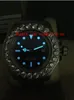 Reloj de pulsera de lujo de moda 'James Cameron' Azul Negro 116660 Reloj de buceo de 44 mm Bisel de diamante más grande Movimiento automático Zafiro Relojes mecánicos luminosos para hombres