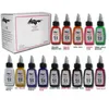 Nowy Tatuaż Tusz dostarcza 15ml 14 Kolory Kuro Sumi Tatoo Tato 1/2 OZ Darmowa Wysyłka