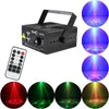 New 3 Lens 40 Patterns Club Bar RGB Laser Blue LED Stage Lighting Dj Home Party Show Professional Projector Light Disco