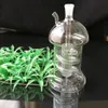 Olla para setas, bongs de vidrio al por mayor, tubería de agua de vidrio, quemador de aceite, adaptador, tazón, clavo de vidrio