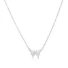 Everfast 10pc Lot New Arrival Gold Necklace Cute Butterfly Pendant Insect Necklaces for Women Simple Animal Women Long Necklace EF231C