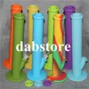 DHL New Silicone Water Pipe Bong in vetro Oil Rigs Bong in vetro 14 "Altezza con materiale in silicone per giunti 14,4 MM