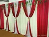 bruiloft achtergrond met pailletten swags decoratie achterdoek Party Gordijn Viering Podiumgordijn Prestaties Achtergrond achterdoek 278S