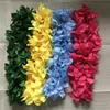 10pcs Hawaiian Leis Jumbo Ожерелья праздничная вечеринка гирлянда шелк цветок гавайи Leis Fancy Dress Party Hawaii Beach Fun308U