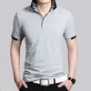 2021 Moda Polos T-shirt Mężczyźni Casual T Shirt Haftowane Medusa Bawełniana Koszulka Polo High Street Collar Polos Koszulki