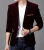 Mens Moda Blazer Estilo Britânico Casual Slim Fit Terno Casaco Masculino Blazers Homens Casaco TEno Masculino Plus Size