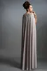 Tani prawdziwy obraz 2017 Długie sukienki wieczorne syreny z Cape Illusion Neck Lace Mother of the Bride sukienki Długoficjalne impreza PROM9408232