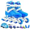 27-41 Patines 3-5-6-7-8-18 years kids Carbon Boots Inline Roller Skate Slalom Speed Skating Shoes 4 wheels blue pink red womens Patins