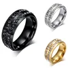 anillo de bodas de titanio negro diamante