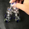 Torneiras de torneira em espiral acessórios de bongos de vidro, tubos coloridos fumando tubos de vidro curvo Tubos de queimador de óleo Tubos de água Dab Rig Rig Bongs Pipe