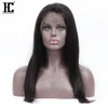 13x4 perucas de cabelo humano dianteira de renda para mulheres negras por pantilhas 360 perucas frontais com cabelo bebê em linha reta / onda corporal 150% de densidade