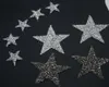 BlingBling star design crystal hotfix rhinestone motifs iron on transfer rhinestone patches applique for clothing shoe 10pcs/lot