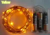 LED -snaren 4.5V 2m 20 LED's/3M 30 LEDS/4M 40 LEDS Batterij bediende LED koperdraad String Fairy Lighting voor kerstfeest trouwdecoratie