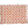 1 Pcs Flor de Parede de Seda Rosa Rendilhado Encruzilhada de Parede de Fundo Floral Flores Artificiais de Casamento Criativo Casamento Estágio Decorações