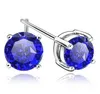 New Fashion Silver Plated Austrian Crystal Earrings for Men Women Diaomnd Zircon Stud Earrings Nice Gift brinco masculino Wholesale Price