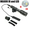 NEW SF M600V-IR Scout Light LED White and IR Tactical Flashlight Gun Light Black
