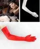 Bruiloft handschoenen Lang 54 cm Dames Stretchy Satin Mittens Handschoenen Bruiloft Bridal Opera Handschoenen Verschillende kleuren Accessoires DHL