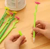 Many Fashion Spicy Creative Stationery Sweet Lucky Bloom Plant Floral Pattern Handle Ballpoint Pen Stationery Free Shipping