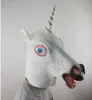 Magical Unicorn Mask Horse Masker Deluxe Latex Dier Masker Party Cospaly Halloween Kostuum Maskers Theatre Prop Nieuwigheid Horned Animal Masks