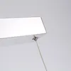 Moderne kroonluchters rechthoek led hanglamp armatuur witte acryl kroonluchter lamp verlichting gangpapier verplaatsingsverlichting