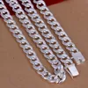 Men's20 ,24''50 cm60cm 10mm 925 Sterling silver necklace 115g solid snake chain n011 gift pouches free shipping