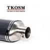 TKOSM 51mm Universal Modifierad Motorcykel Avgas Rör Motocross för våren NK650 / 400 för Kawasaki Z250 för BMW S1000 GSXR600