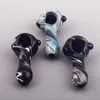 Cheap Mini Style Hand Spoon Pipes 30g Glass Dry Pipe for Smoking Glass Pipes Glass Bong Free Shipping