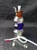 Kleur Pagode Hookah Glazen Bongs Accessoires Glas Rookpijpen Kleurrijke Mini Multi-Color Handpijpen Beste Lepel Glas