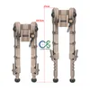 Nieuwe Collectie Tactical SR-5 Quick Detach Bipod Aluminium Hoge Picatinny Weaver Bipod Voor Outdoor Tactische Accessoire CL17-0029