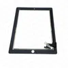 Стеклянная стеклянная панель с дигитайзами для iPad 2 3 4 черно-белая доставка DHL