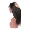 Yaki Straight 360 Lace Frontal With Baby Hair Virgin 100% Human Hair Natural Hairline 360 Frontal G-EASY