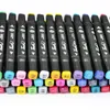 Touchthee 30 40 60 80 ألوان رسم الفن علامات copic القلم مجموعة الزيتية الكحولية برأس علامات رسم المتحركة مانغا تصميم