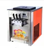 110V 18L/H Gelatiera Commerciale 3 Gusti Macchina per fare il gelato soft