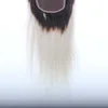 Ombre gri düz perulu insan saç demetleri kapanış önünde ön plana çıkmış ehliyetle9818937