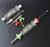 Stock Selling NC Kit 10mm 14mm Titanium Nail Glass Pipe Glass Bongs for Water Smoking Pipes